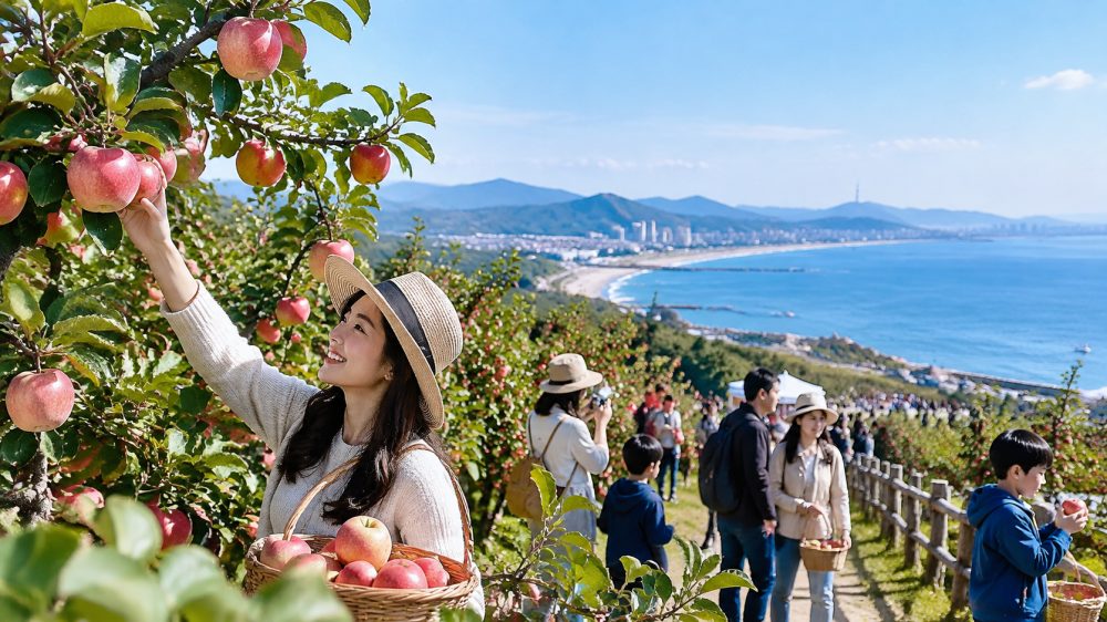 烟台苹果采摘节怎么报名,先看看往年的报名路子